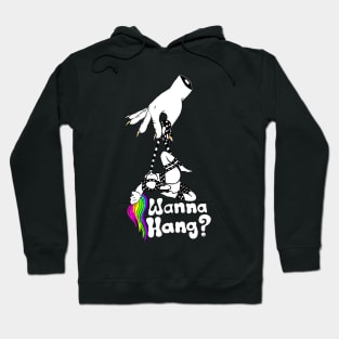 Wanna Hang?-Rainbow Hoodie